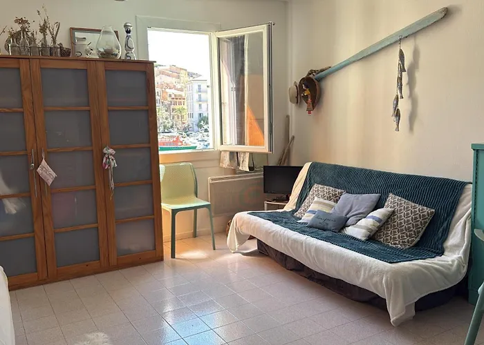 公寓 Climatise Vue Panoramique Sur Port 博尼法乔